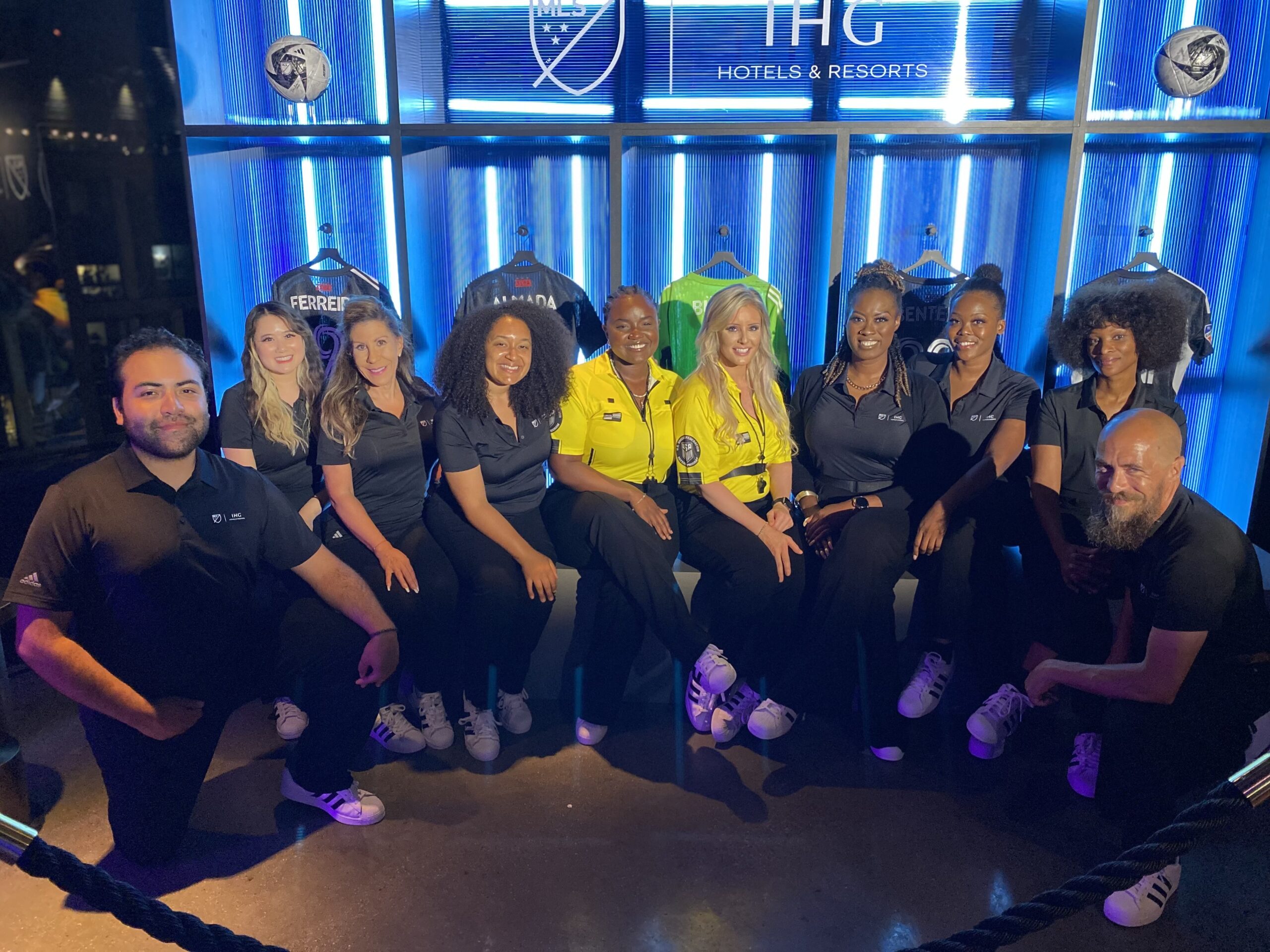 CEA Staffing brand ambassadors hosting a IHG League Cup After Party!