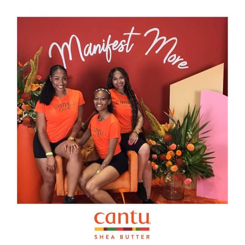 CEA Staffing brand ambassadors representing Cantu at Black Womens Expo in Chicago.