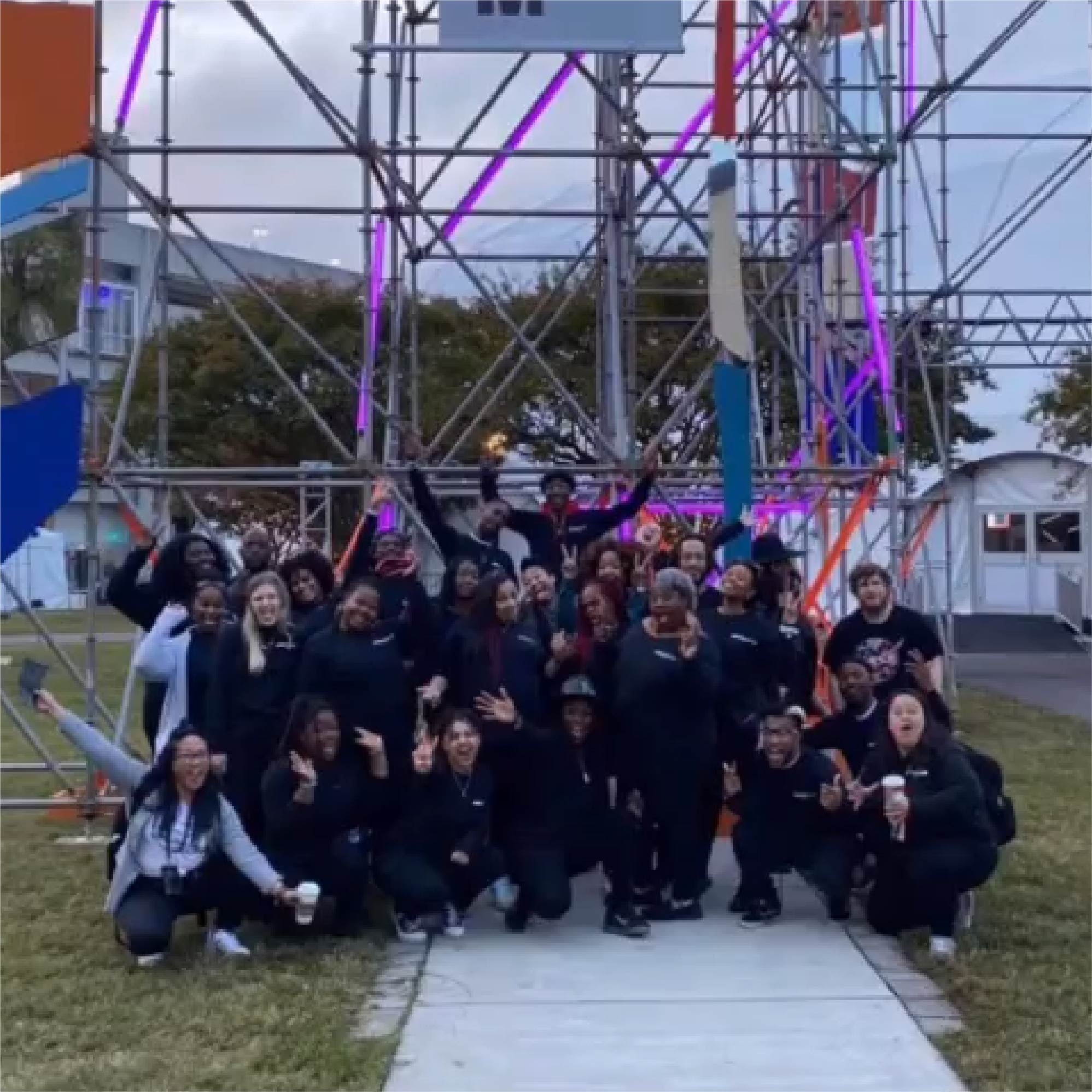 CEA Staffing team of over 200 event staff at Pharrell Mighty Dream Forum 2-week activation Norfolk Virginia